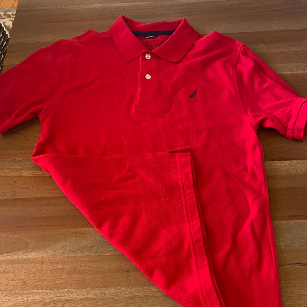 Boy's Large Nautica polo shirt